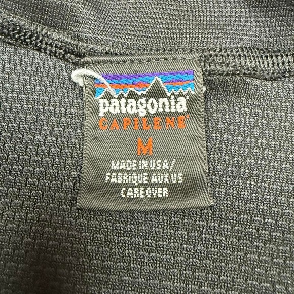 vintage 90s made in USA patagonia capilene base layer quarter zip - Picture 3 of 7